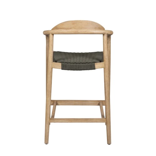 Tabouret ANAM- Eucalyptus et corde kaki