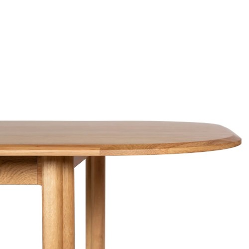 Table repas Sirocco - 160 cm avec allonge chêne naturel