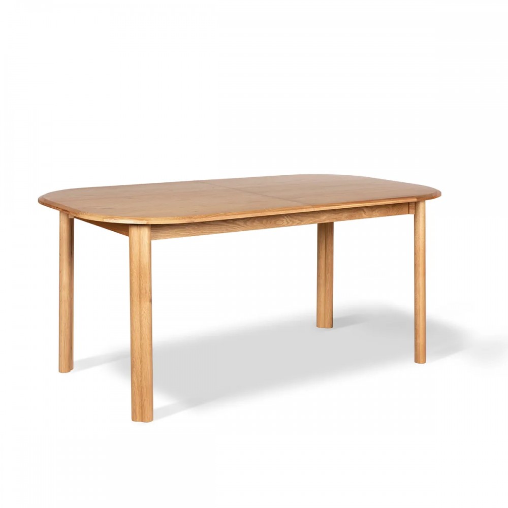 Table repas Sirocco - 160 cm avec allonge chêne naturel