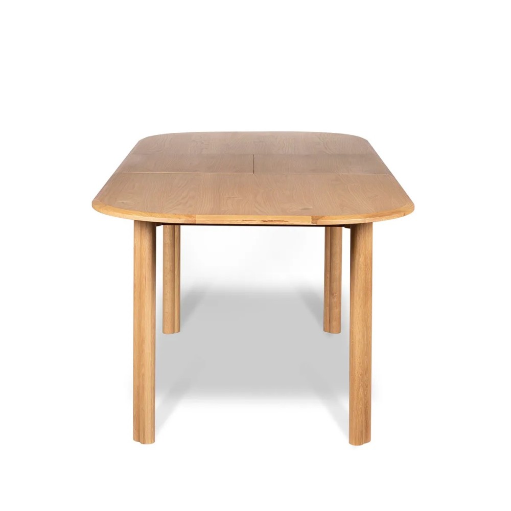 Table repas Sirocco - 160 cm avec allonge chêne naturel