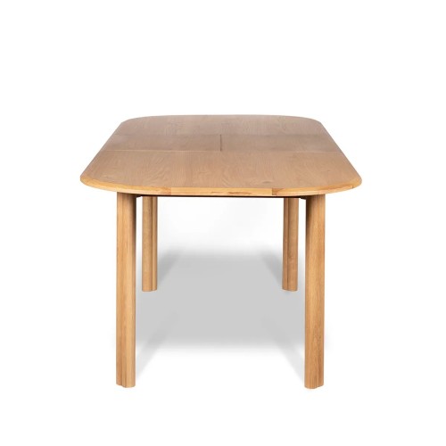 Table repas Sirocco - 160 cm avec allonge chêne naturel