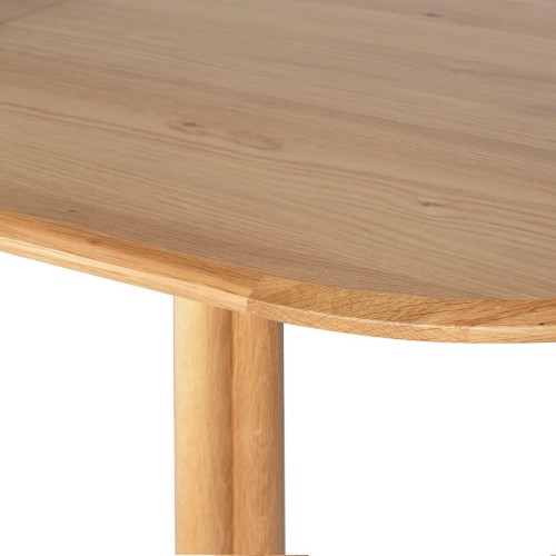 Table repas Sirocco - 160 cm avec allonge chêne naturel