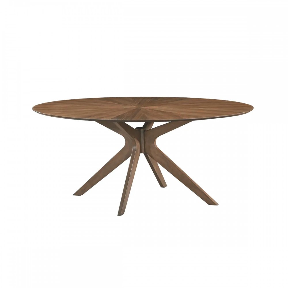 Table repas Xylo ovale 180 cm placage noyer