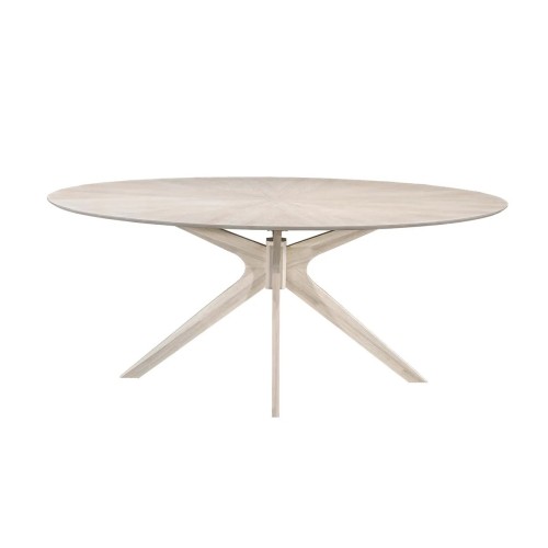Table repas Xylo ovale 180 cm placage noyer