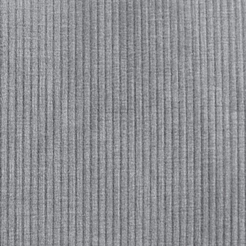 Tabouret ADA - velours côtelé - Gris clair