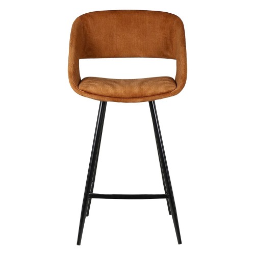 Tabouret ADA - velours côtelé - Ecru