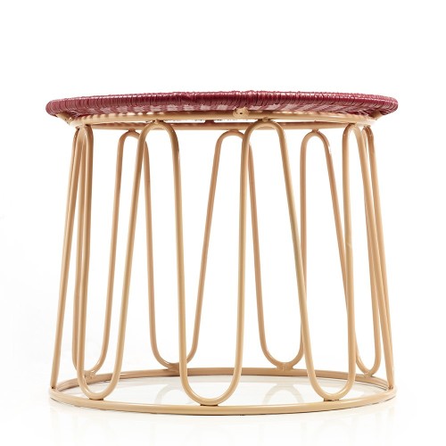 Circo side table purple/carne ames
