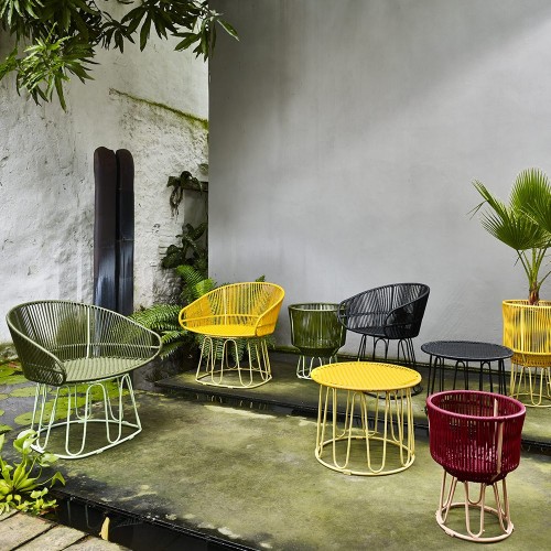 Table d'appoint Circo oliv/menta ames