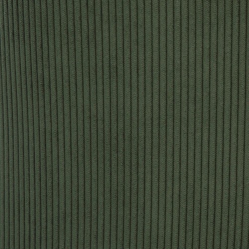 Tabouret BARI - velours côtelé - Vert sapin