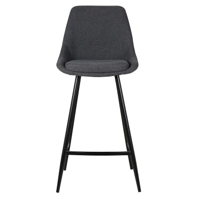 Tabouret BARI snack - gris foncé Moodntone