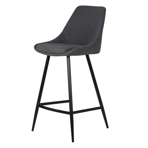 Tabouret BARI snack - gris foncé