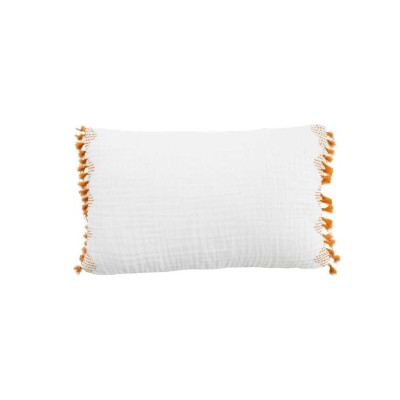 Coussin Salina Ecru/Terracota