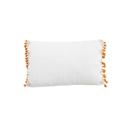Coussin Salina Ecru/Terracota