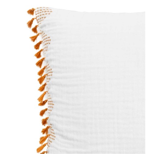 Coussin Salina Ecru/Terracotta 45x45 cm