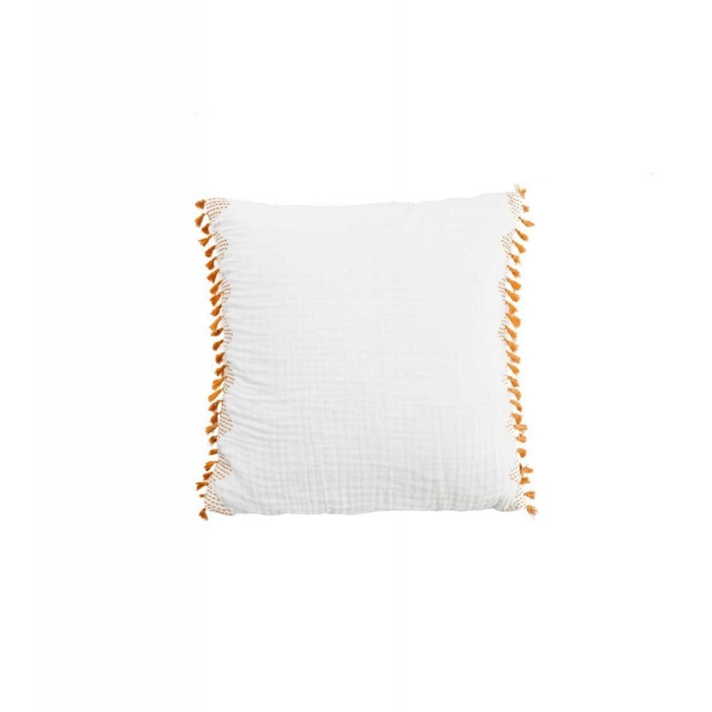 Coussin Salina Ecru/Terracotta 45x45 cm