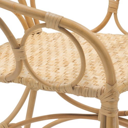 GINGKO Bulles rattan table armchair