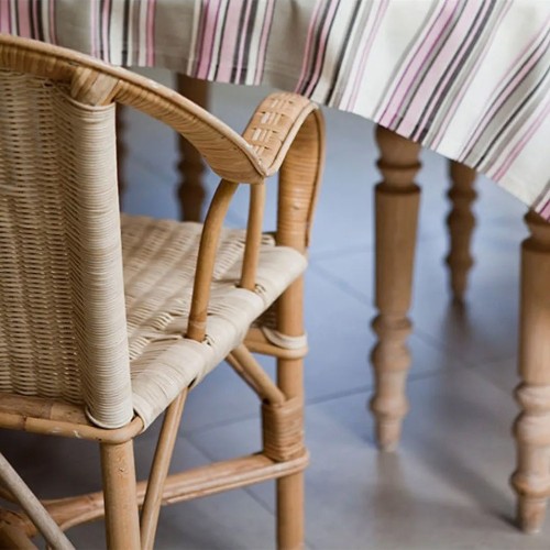 Fauteuil rotin tressé MARCEL