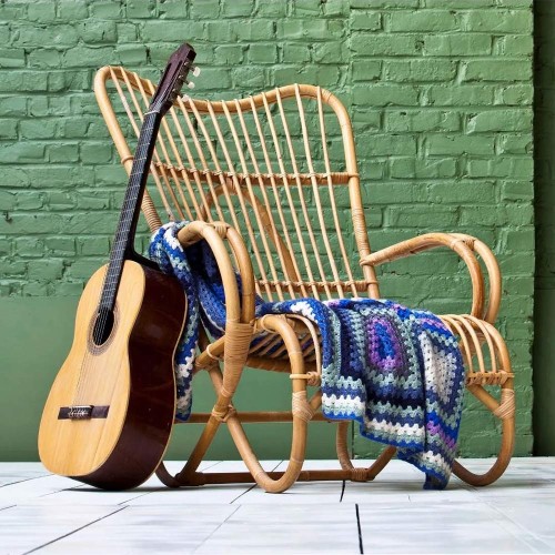 Sillón de ratán Marlène Kok Maison