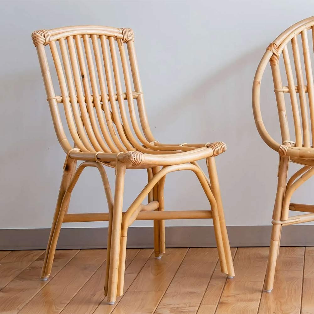 Chaise rotin David Kok Maison