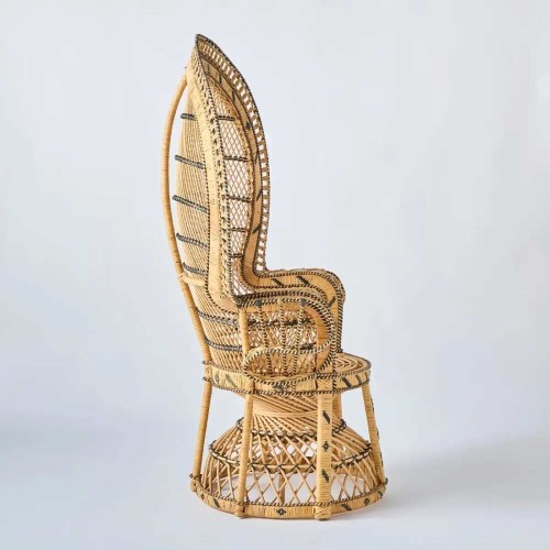 Sillón de ratán emmanuelle Kok Maison