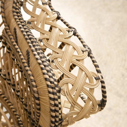 Fauteuil rotin Emmanuelle Kok Maison