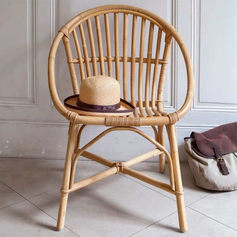 Fauteuil rotin Bruno Kok Maison