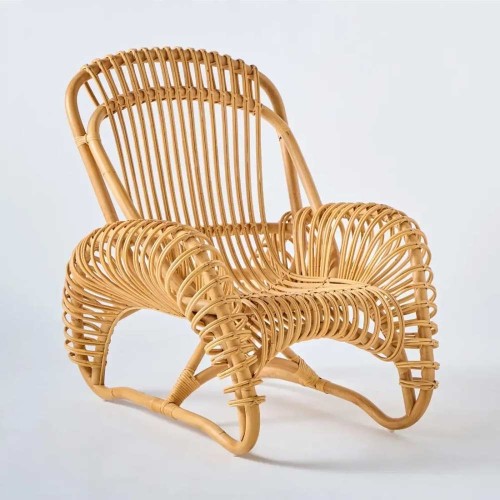 Rotan fauteuil gesp Kok Maison