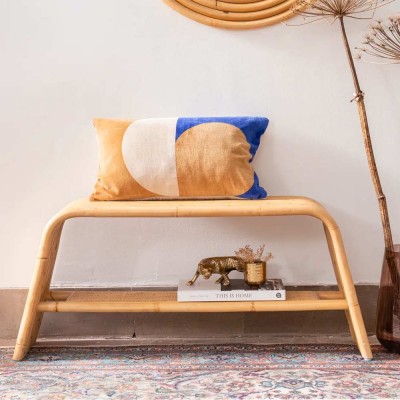 Riviera Bank natürliches Rattan Kok Maison Kok Maison