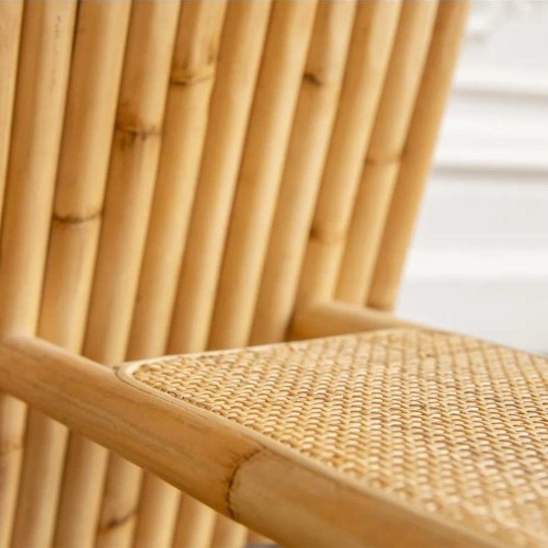 Banc Riviera rotin naturel Kok Maison