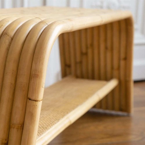 Panca Riviera in rattan naturale Kok Maison