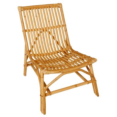 Sillón bajo en rattan David Kok Maison Kok Maison