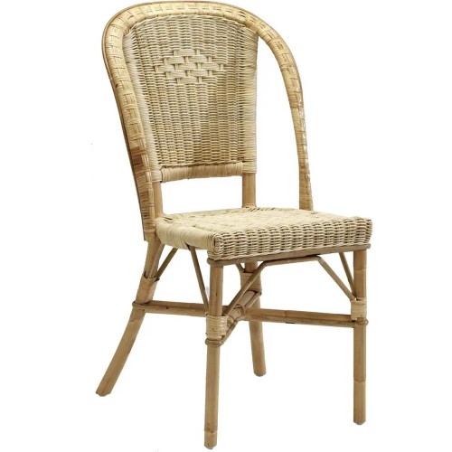 Chaise en rotin tressé ALBERTINE
