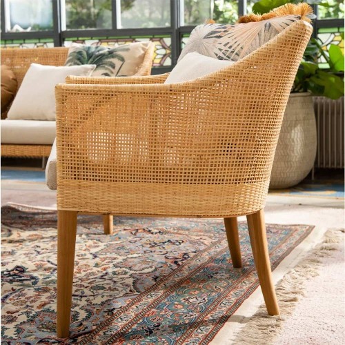 Saigon rattan armchair Kok Maison