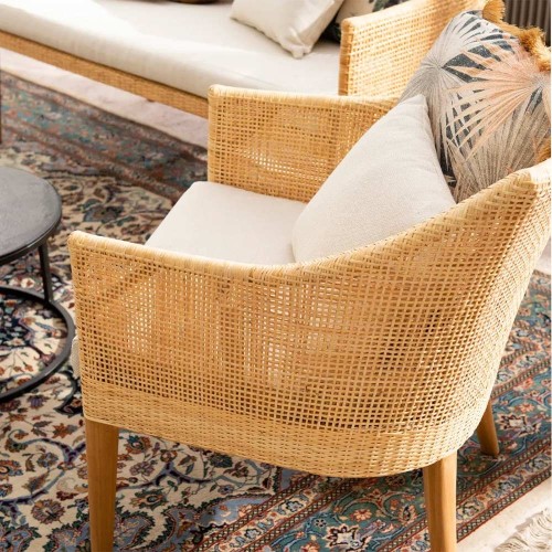 Poltrona in rattan Saigon Kok Maison