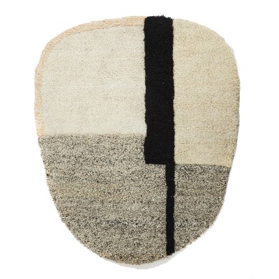 Alfombra Nudo S blanco / beige / rosa ames 2