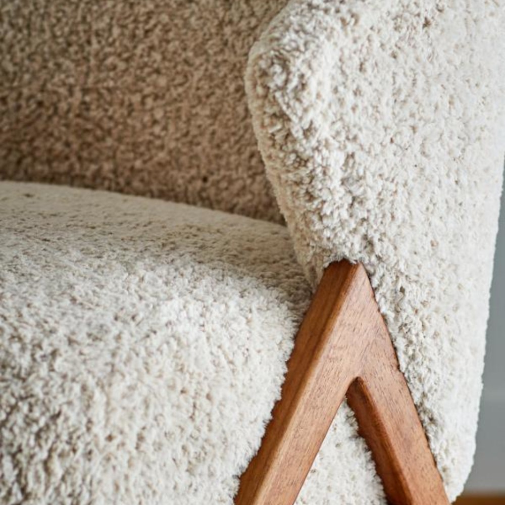 Camino Chaise longue, FSC®100%, Bois d'hévéa