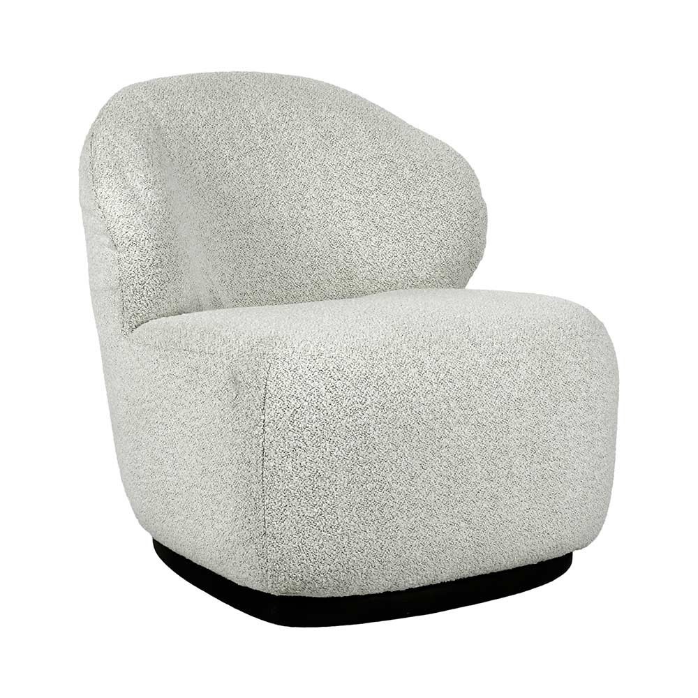 Fauteuil MILO - blanc cassé