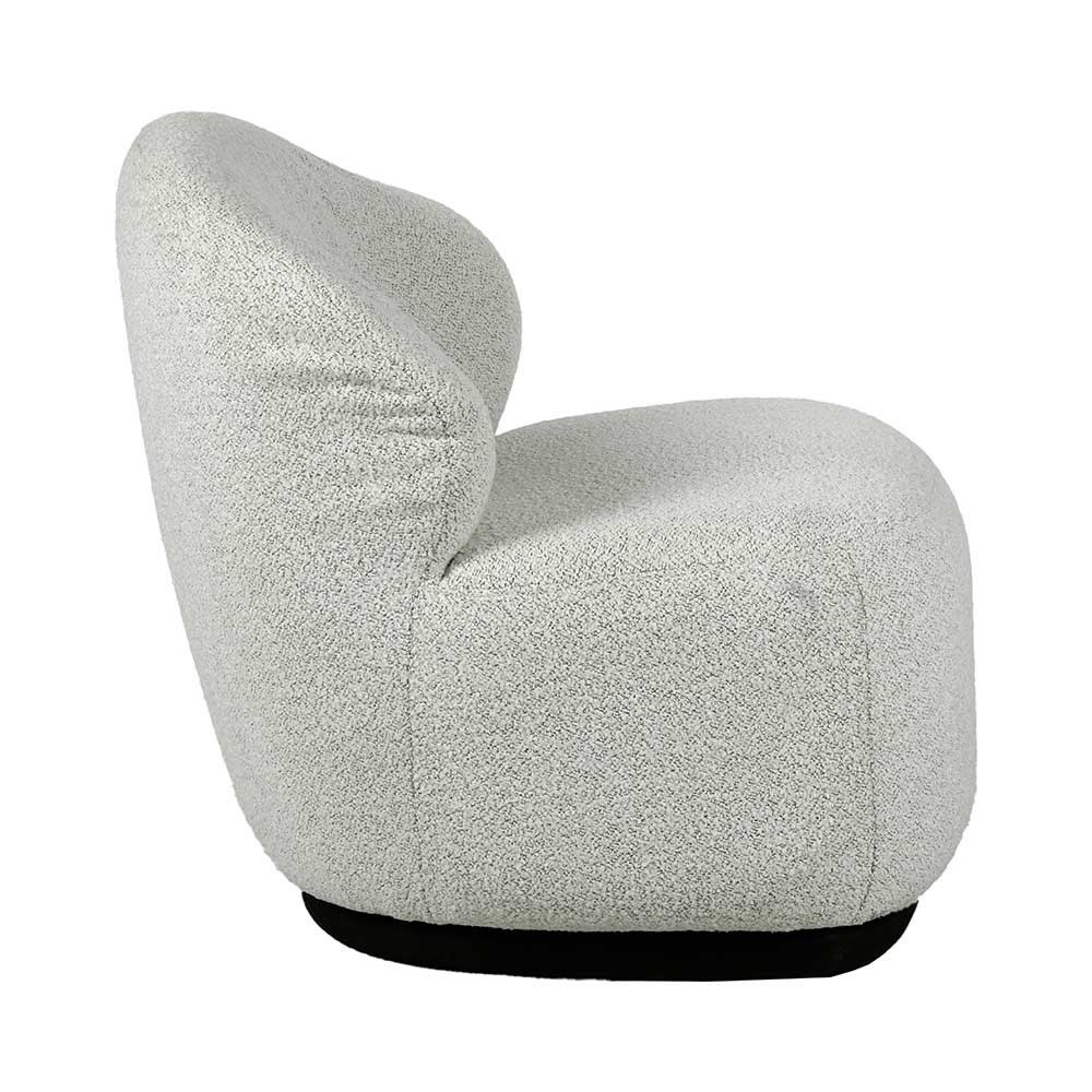 Fauteuil MILO - blanc cassé