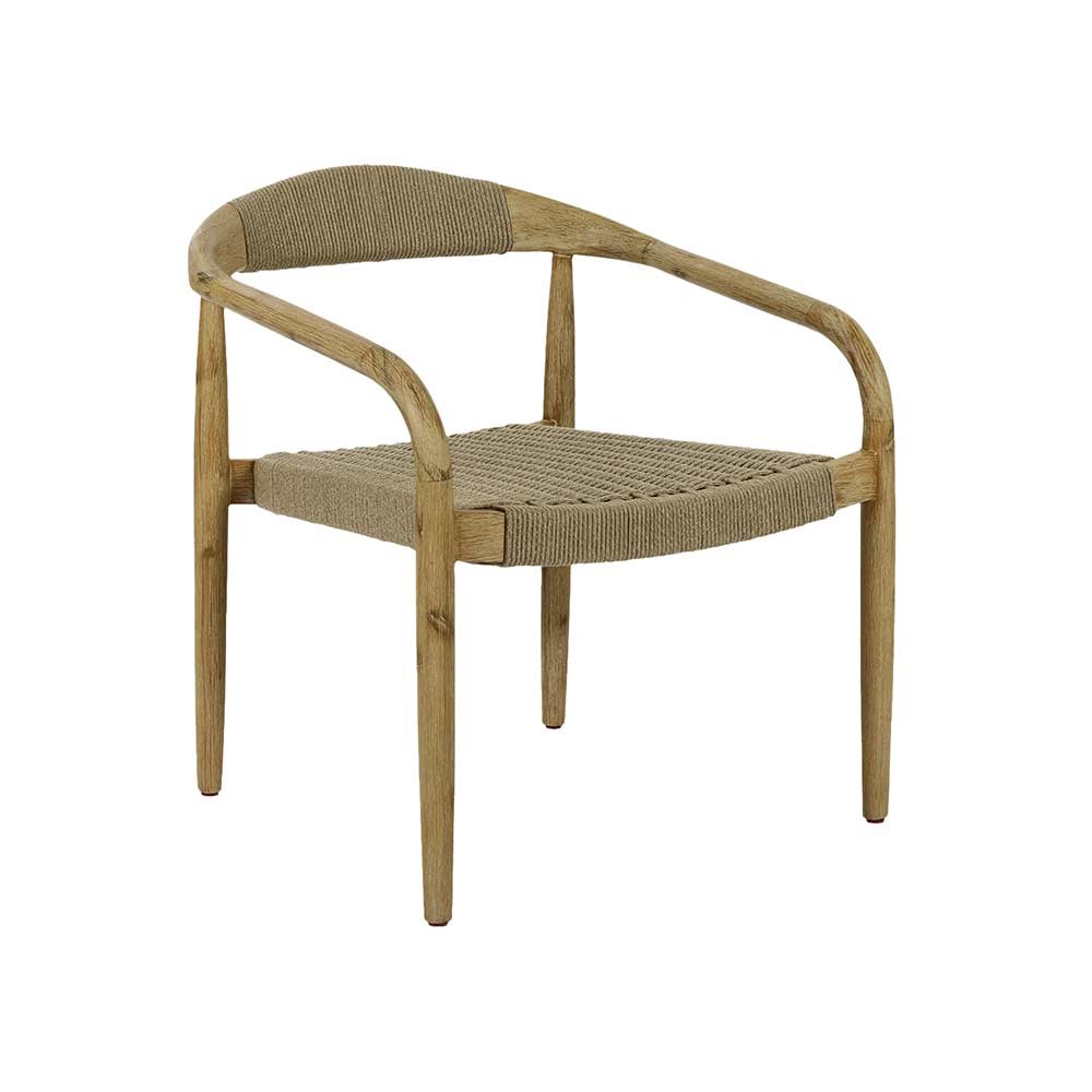 Fauteuil lounge MIRA - naturel