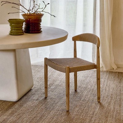 Chaise MIRA - naturel Pomax