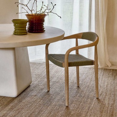 Chaise MIRA L 51,6 x W 57 x H 76 cm - vert Pomax