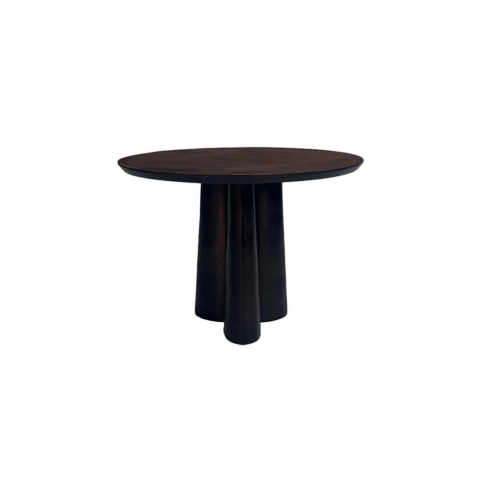 Table FLUXA DIA 49 x H 35 cm - bronze