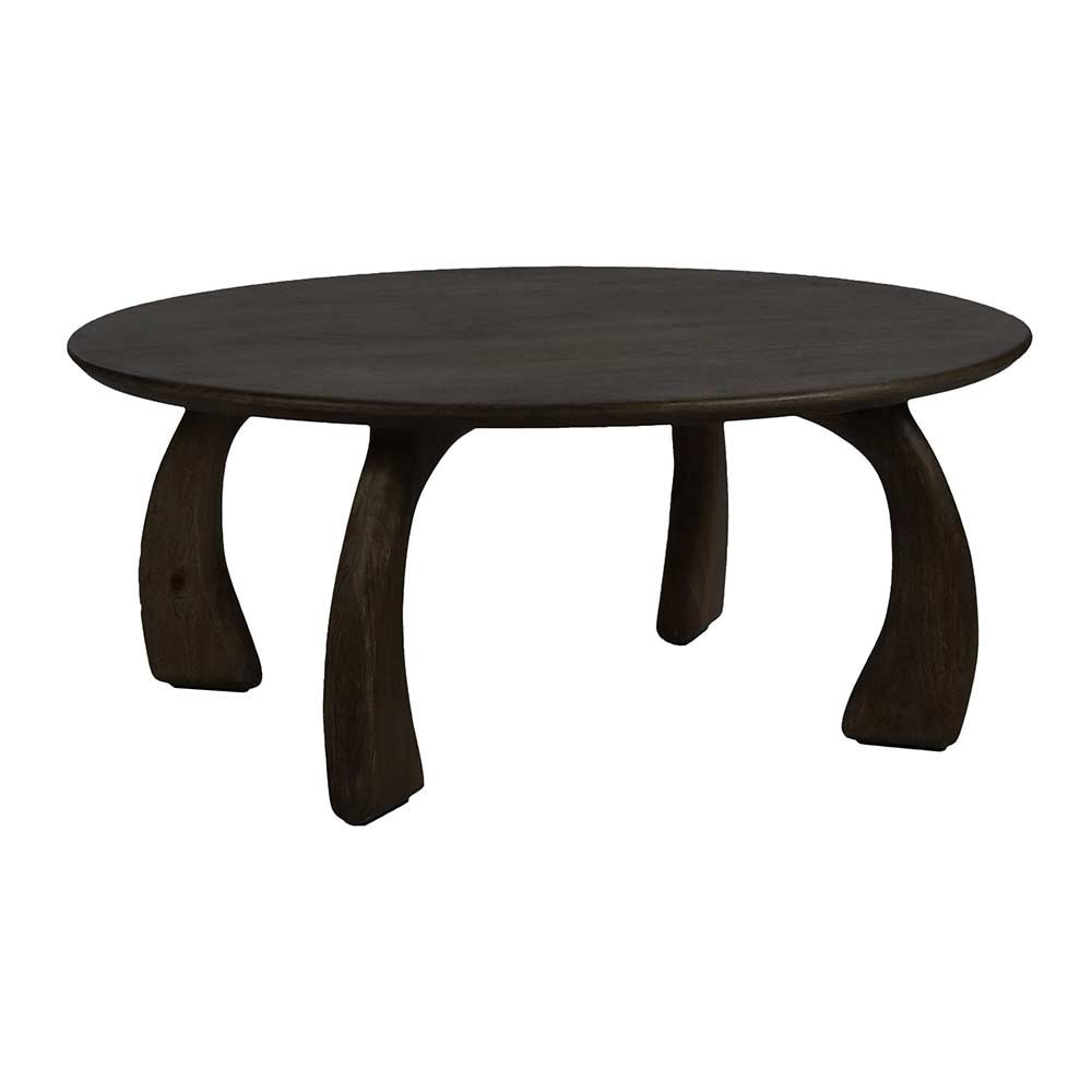 Table basse TALO L 100 x W 80 x H 40 cm - brun foncé