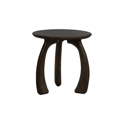 Table basse TALO DIA 50 x H 50 cm - brun foncé 2