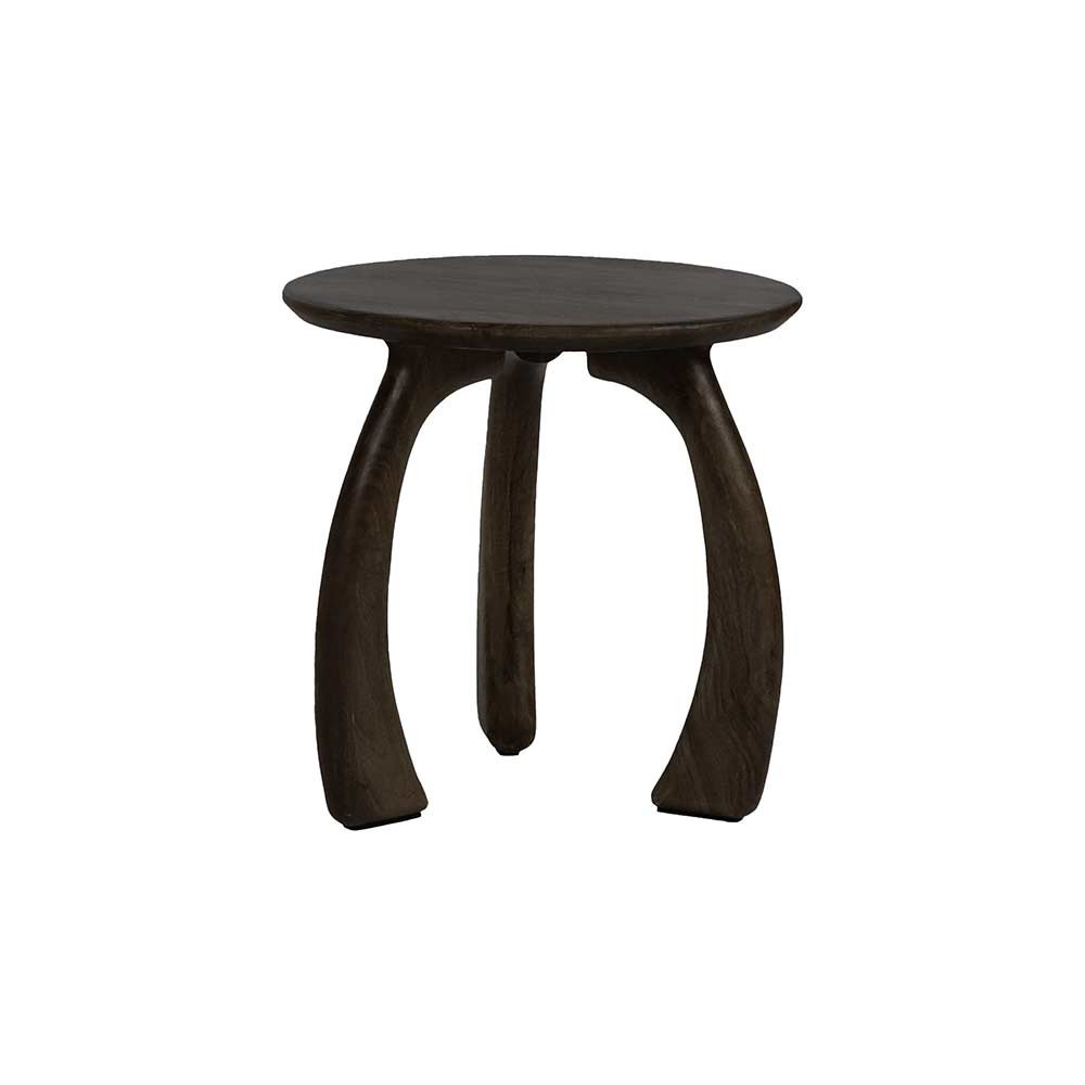 Table basse TALO DIA 50 x H 50 cm - brun foncé