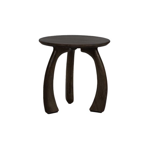 Table basse TALO DIA 50 x H 50 cm - brun foncé