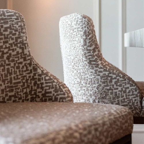 Tabouret de bar Bolton Natural Geo (Lot de 2)