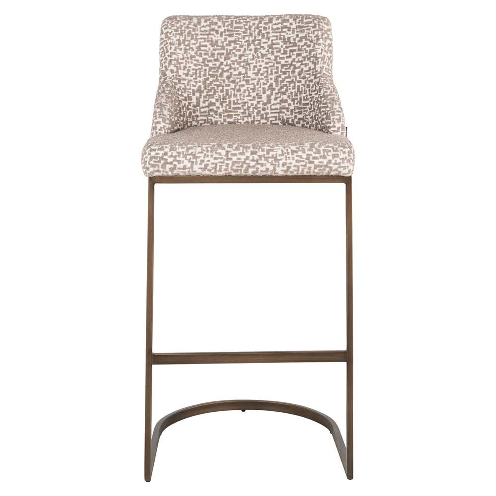 Tabouret de bar Bolton Natural Geo (Lot de 2)
