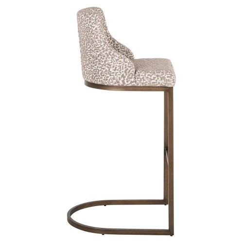 Tabouret de bar Bolton Natural Geo (Lot de 2)