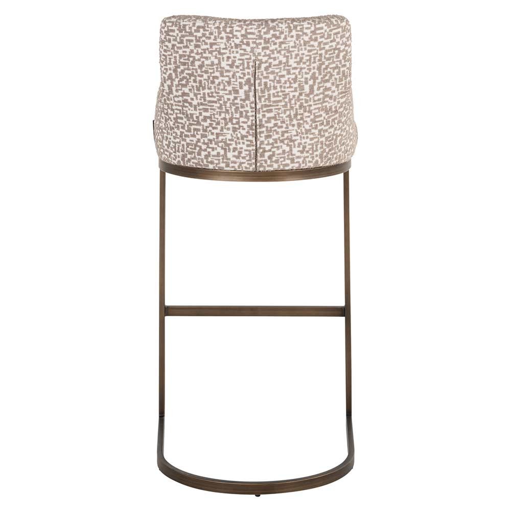 Tabouret de bar Bolton Natural Geo (Lot de 2)